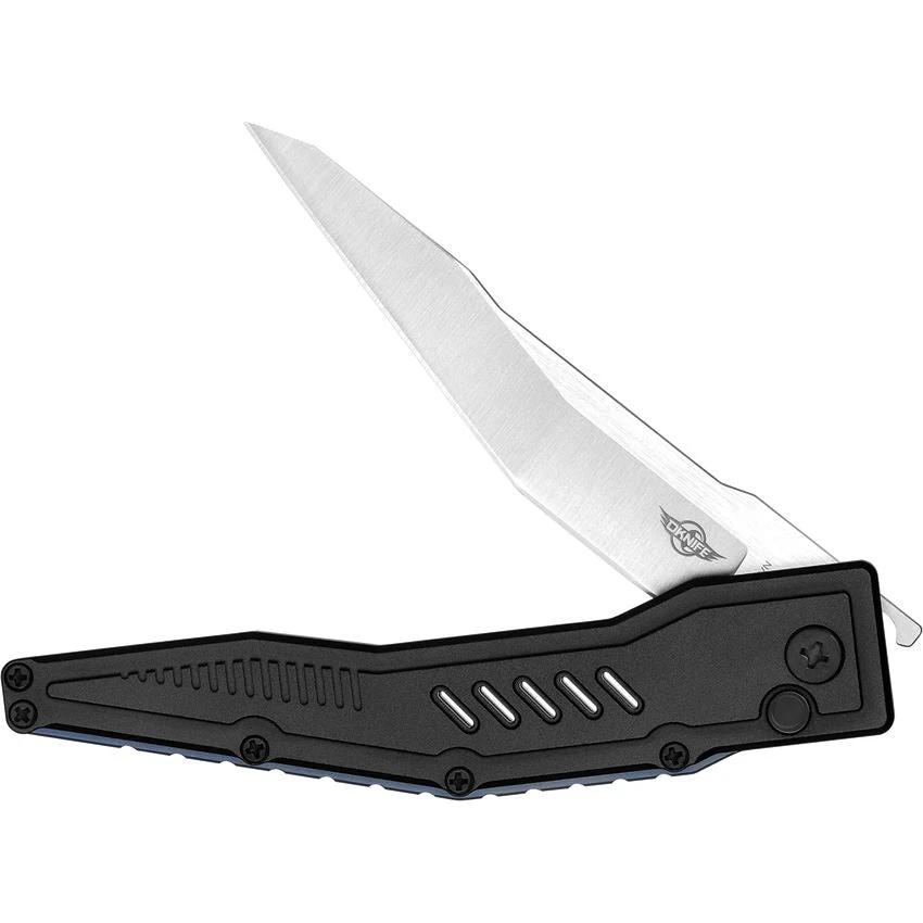 Olight Mettle 3 Button Lock Knife Black METTLE3BK 4in Satin S35VN Blade for EDC Enthusiasts by Olight