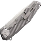 Cobratec Barracuda Framelock Ti Knife With M390 Blade, Titanium Handle, Glass Breaker For EDC Enthusiasts by Cobratec Knives