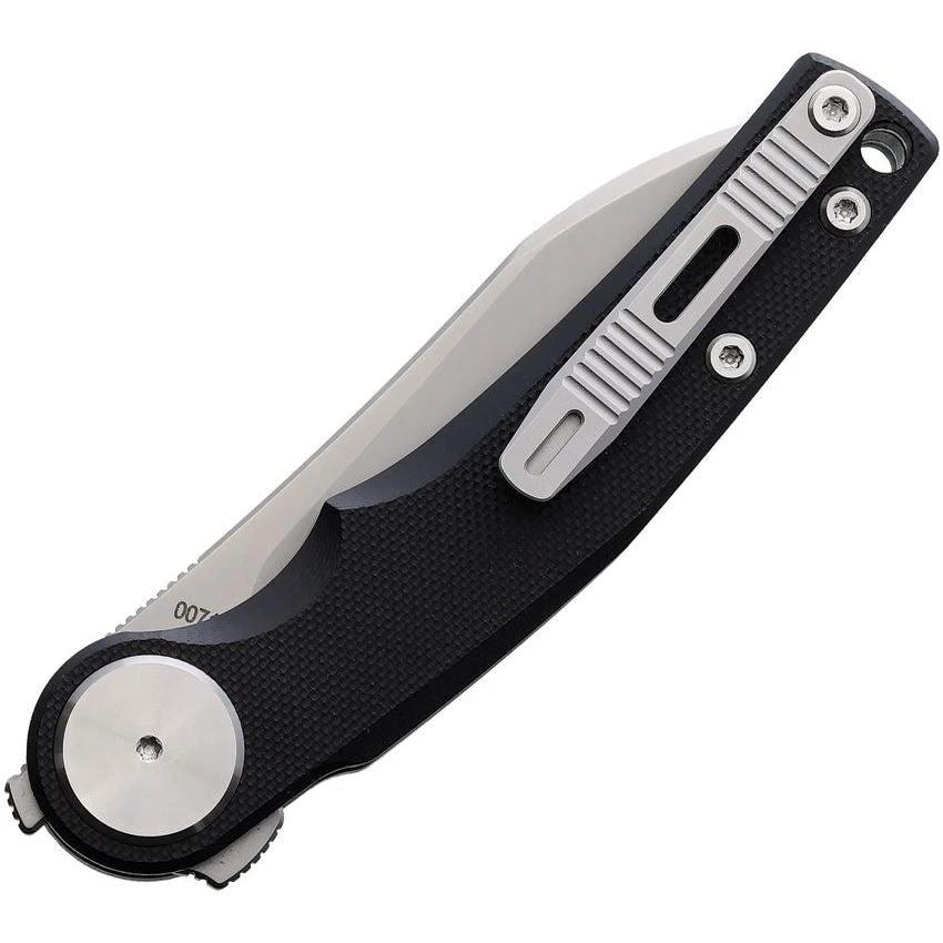 Cobratec Gladiator Linerlock Knife Black G10 Handle S35VN Blade 3 Inch Satin For Everyday Carry EDC Enthusiasts by Cobratec Knives