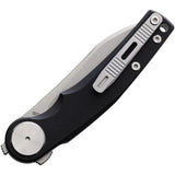 Cobratec Gladiator Linerlock Knife Black G10 Handle S35VN Blade 3 Inch Satin For Everyday Carry EDC Enthusiasts by Cobratec Knives