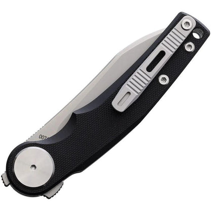 Cobratec Gladiator Linerlock Knife Black G10 Handle S35VN Blade 3 Inch Satin For Everyday Carry EDC Enthusiasts by Cobratec Knives
