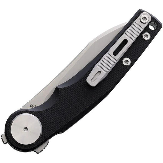 Cobratec Gladiator Linerlock Knife Black G10 Handle S35VN Blade 3 Inch Satin For Everyday Carry EDC Enthusiasts by Cobratec Knives
