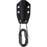 Cobratec Guardian Dagger Neck Knife With 2 Inch D2 Blade Black G10 Handle Lanyard Sheath For EDC Enthusiasts by Cobratec Knives