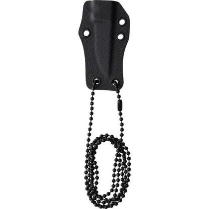 Cobratec Knives Surgeon Fixed Blade Neck Knife Black M390 One Piece Construction For Tactical EDC Enthusiasts by Cobratec Knives