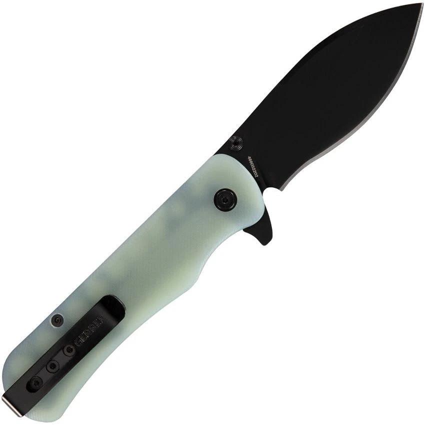 Gerber Confidant Linerlock Knife Jade G10 With Black Bamboo Inlay For EDC Enthusiasts by Gerber
