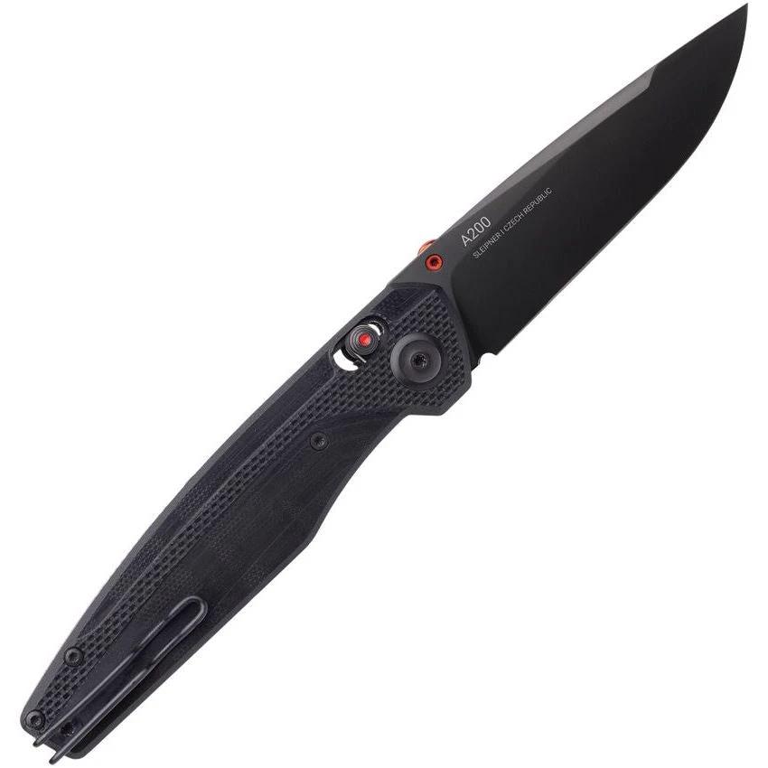Acta Non Verba A200 Alock Knife Black G10 With Lumidot Glow Premium For EDC Enthusiasts And Collectors by Acta Non Verba Knives