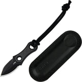 CJRB Knap Fixed Blade Knife Premium Carbon Fiber Handle AR RPM9 3 Inch Full Tang EDC Neck Sheath by CJRB
