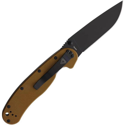 Ontario RAT IA Linerlock Assisted Opening Folder Knife Tan 8871TN for EDC Enthusiasts by Ontario