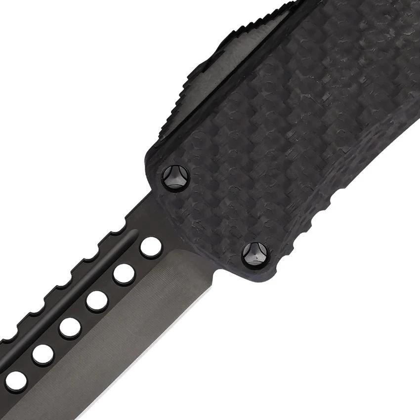Microtech Auto Hera OTF Knife Carbon Fiber Handle For EDC by Microtech