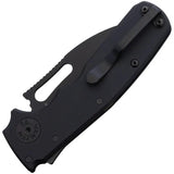Demko Shark Cub Shark-Lock Stealth Black DLC CPM-20CV Blade for EDC Enthusiasts and Collectors by Demko