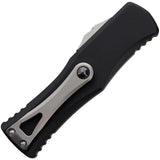 Microtech Auto Hera OTF Knife Automatic 3 Inch Serrated Stonewash Blade For EDC Enthusiasts by Microtech