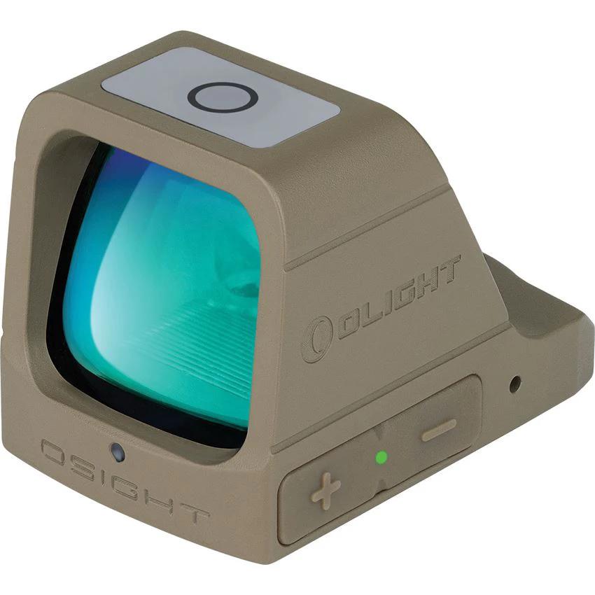 Olight Osight Gun Sight Green FDE OSIGHTGNFLDKET 3 MOA Dot Waterproof Shockproof Motion Sensor For Pistol And Rifle by Olight