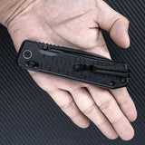 SRM Knives Rubik Ambi Lock Blackout 7228B-AB by SRM Knives