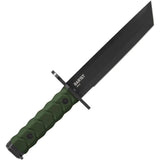 SOG BAR15T Combat Knife OD Green G10 Handle AUS8 Tanto Blade AR Barrel Ring Kydex Sheath For Tactical Fans by SOG