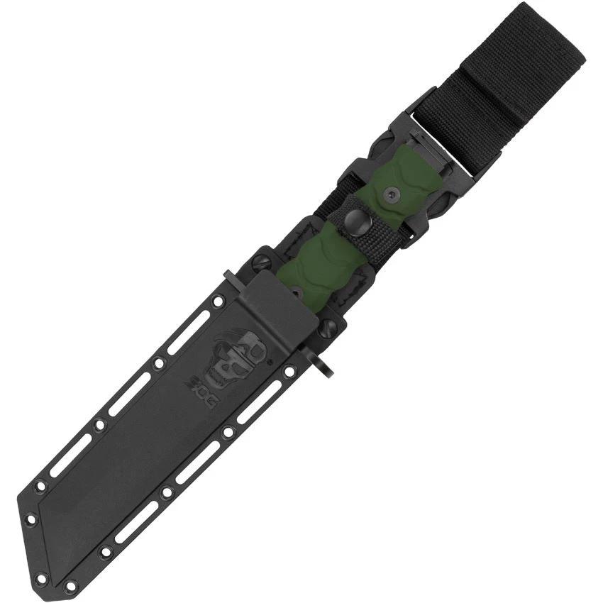 SOG BAR15T Combat Knife OD Green G10 Handle AUS8 Tanto Blade AR Barrel Ring Kydex Sheath For Tactical Fans by SOG