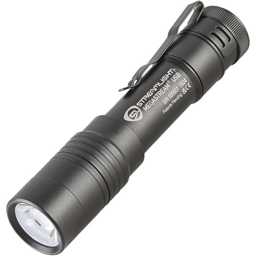 Streamlight MegaStream USB Flashlight 1800 Lumen High Output Rechargeable For Outdoor Pros Rugged Aluminum by Streamlight