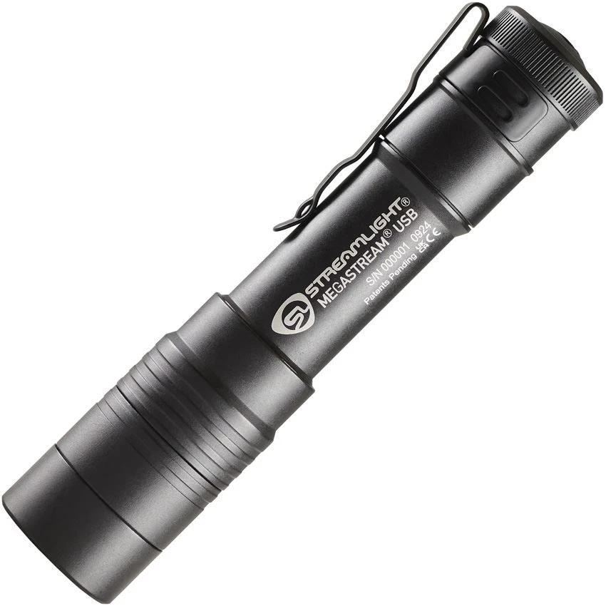 Streamlight MegaStream USB Flashlight 1800 Lumen High Output Rechargeable For Outdoor Pros Rugged Aluminum by Streamlight