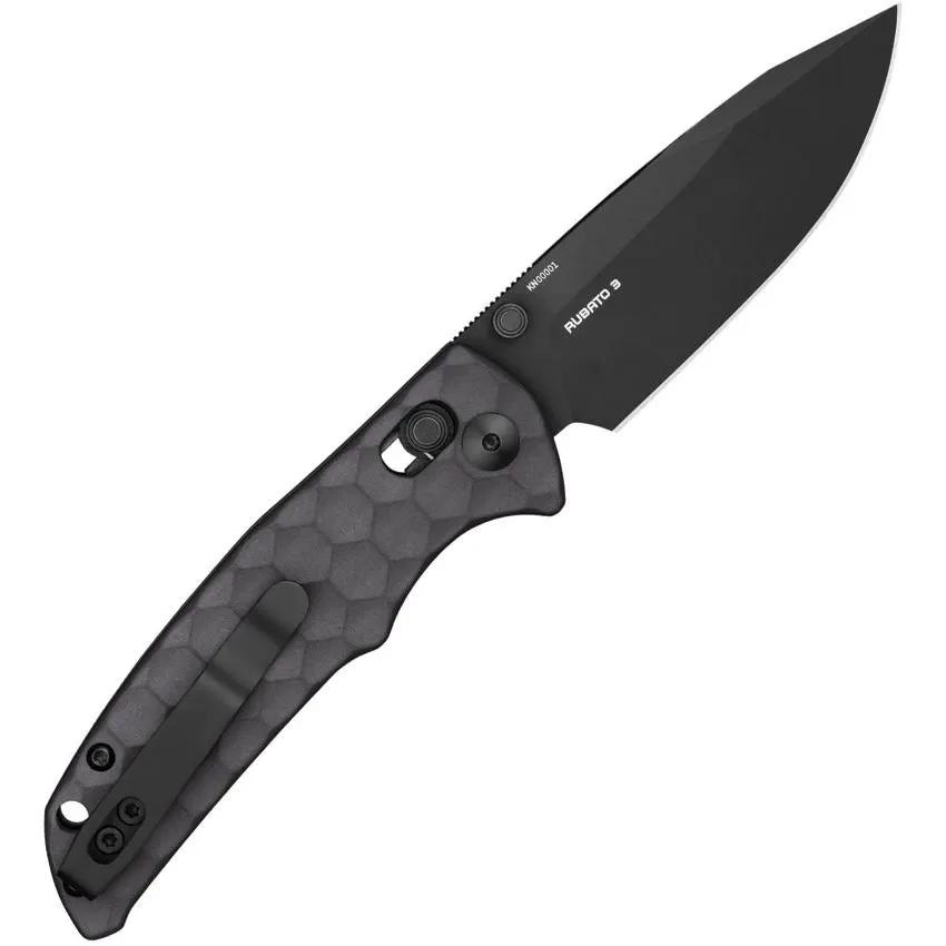 OKnife Rubato 3 Rail Lock Gunmetal RUBATO3GMG by OKnife