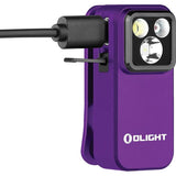 Olight Oclip Pro Clip Light Purple Rechargeable USBC 120m Beam For EDC Enthusiasts by Olight