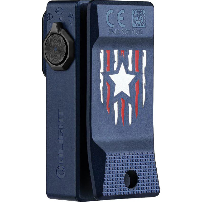 Olight Oclip Ultra Star Stripes Rechargeable Clip Light With Floodlight And Spotlight Modes For EDC Outdoors by Olight