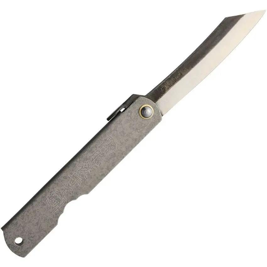 Higonokami No 9 Knife With Blue Paper Steel Blade Extended Tang Lanyard Hole For Collectors And EDC Enthusiasts by Higonokami