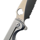Daggerr Knives Zhalo Framelock Serrated FM02-2FRSTSTSR by Daggerr Knives