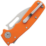 Demko Shark Cub Shark-Lock OD Knife With Orange G10 Handle 2.5in CPM-20CV Blade EDC Pocket Clip by Demko