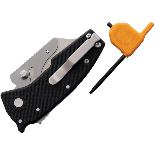 Demko Razor Shark GRN Black EDC Knife for Knife Enthusiasts Premium Compact Tool by Demko
