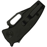 Demko Nano Shark Lock Stealth 20CV EDC Knife Black DLC Clip Point Blade Aluminum Handle by Demko