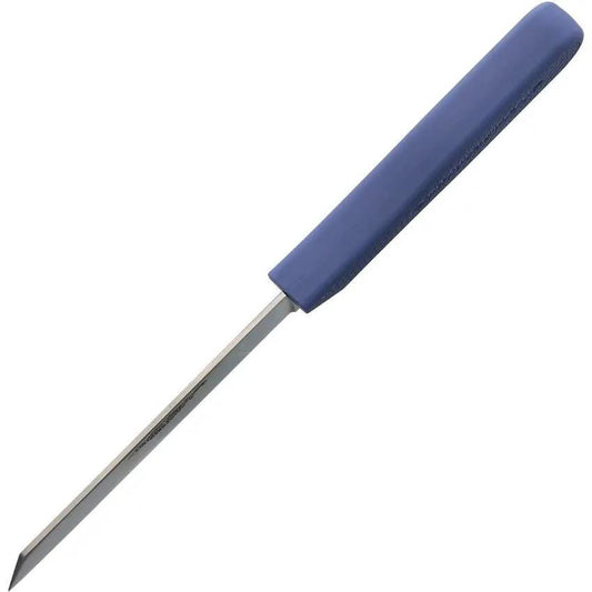 Ontario Seed Potato Knife 4 Inch - 7Cr Blade Ergonomic Checkered Blue Handle for Home Gardeners by Ontario