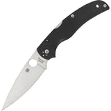 Spyderco Native Chief Lockback EDC Knife With CPM S30V Blade Black G10 Handle Thumb Hole Pocket Clip Five Inch Closed by Spyderco