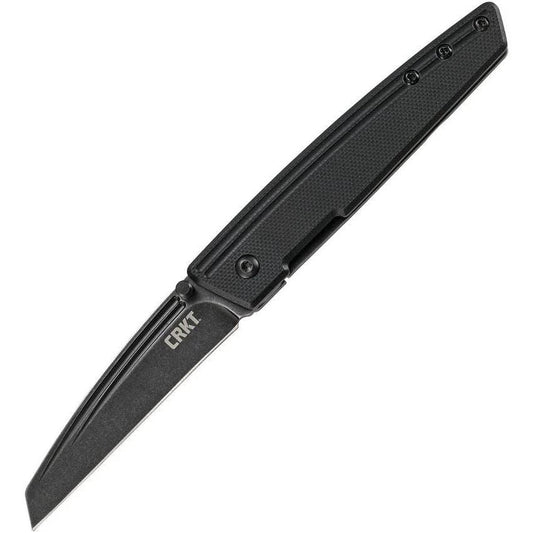 CRKT Inara Framelock Knife 8Cr14MoV Blade IKBS Pivot Black G10 Handle For EDC Enthusiasts by CRKT