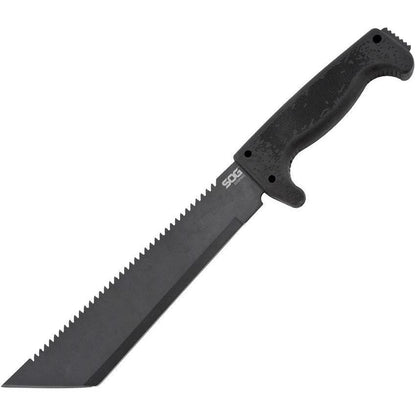 SOG SOGfari Machete Tanto MC04N 16 Inch Overall Sawback Blade Versatile For Outdoor Survivalists by SOG