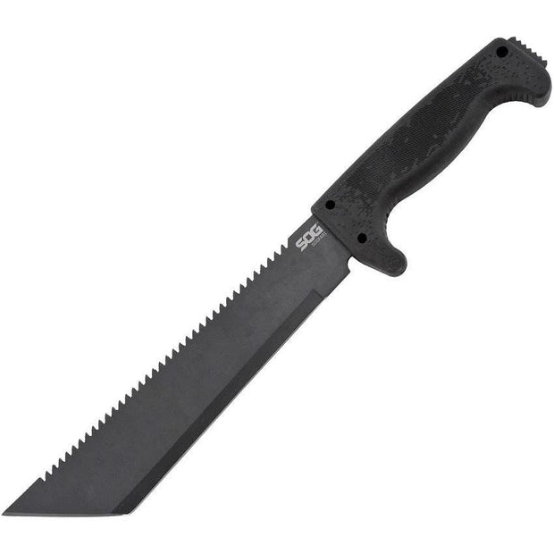 SOG SOGfari Machete Tanto MC04N 16 Inch Overall Sawback Blade Versatile For Outdoor Survivalists by SOG