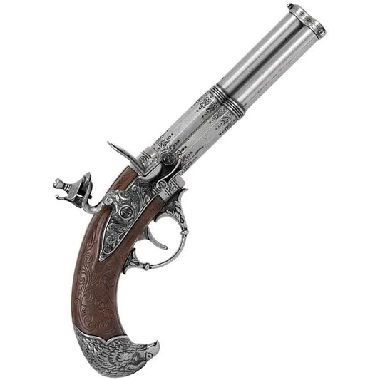 Denix Revolving 3 Barrel Flintlock 22-1306 by Denix