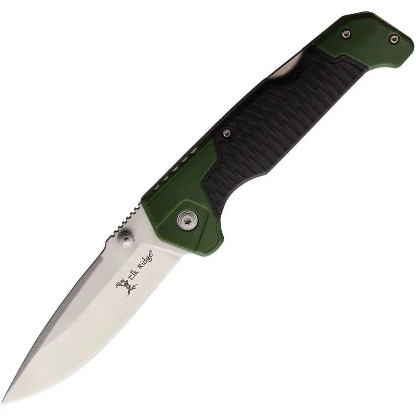 Elk Ridge Lockback Green/Black ER-TKFDR001 by Elk Ridge