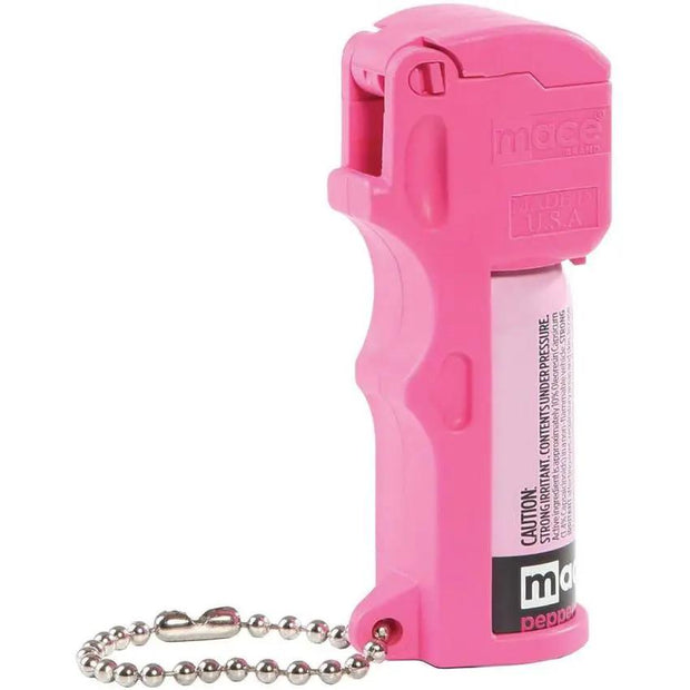 Mace Pocket Model Pepper Spray Pink - 10% OC With UV Dye Up To 10 Ft 15 Bursts Keychain by Mace