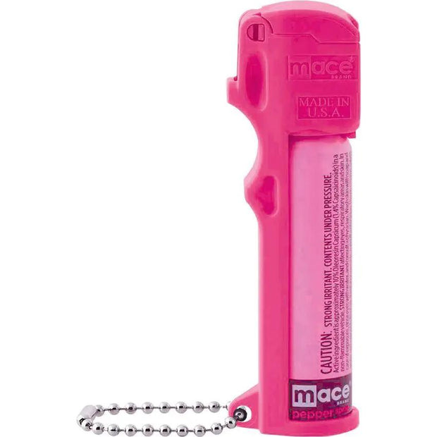 Mace Personal Pepper Spray Pink 80726 - Up To 20 Bursts 12 Ft Stream UV Dye Keychain by Mace