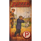 Remington Peters Ammunition Wood Sign Rustic Wall Decor For Firearms Enthusiasts by Remington