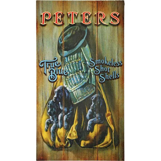Remington True Blue Puppies Wood Sign RESG008 Durable Rustic Dog Lover Decor For Nurseries And Homes by Remington