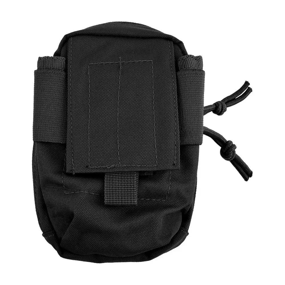 Red Rock Outdoor Gear MOLLE Media Pouch Black For Hikers And Photographers On The Go Compact Organizer For Quick Access by Red Rock Outdoor Gear