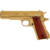 Denix 1911 Gold Automatic Pistol 22-5312 by Denix
