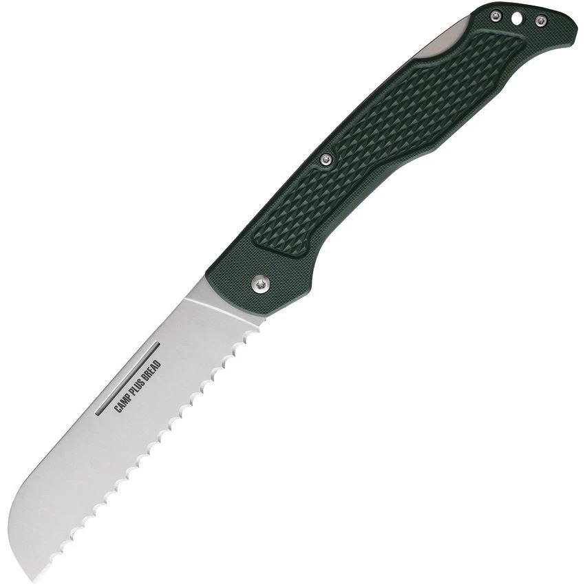 Ontario Camp Plus Bread Lockback Knife Serrated Camping by Ontario