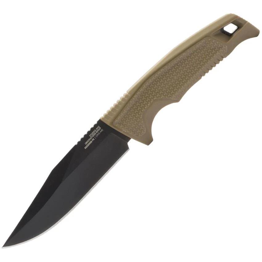 SOG Recondo FX Tactical Knife With TiNi Coated 440C Blade FDE Sheath MOLLE Belt Kit For Outdoor Survivalists by Sog