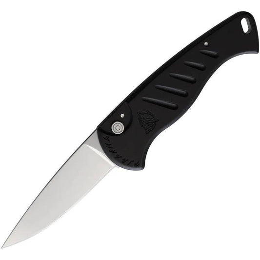 Piranha Knives Auto Fingerling Button Lock P-2BK by Piranha Knives