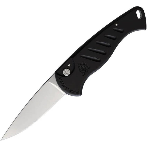 Piranha Knives Auto Fingerling Button Lock P-2BK by Piranha Knives