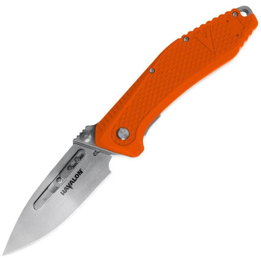 Havalon EDC REDI Lock Orange Folding Knife With Dual Blades And Assisted Opening For Everyday Carry by Havalon