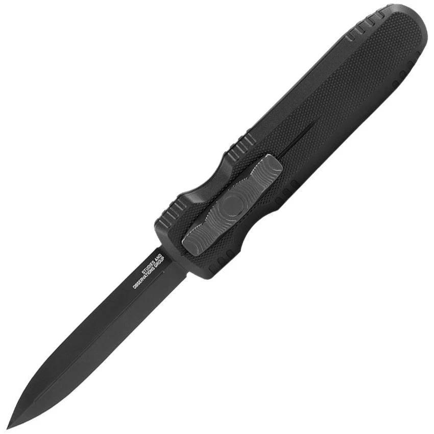 SOG Auto Pentagon OTF Blackout Knife With S35VN Blade Dynamic Locking EDC Tactical by SOG