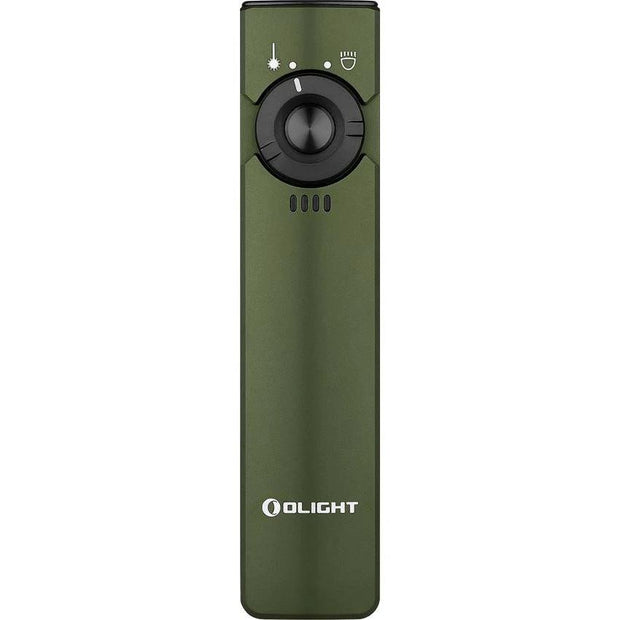 Olight Arkfeld Flat Tactical Flashlight With Green Laser Rechargeable Water And Impact Resistant For EDC by Olight