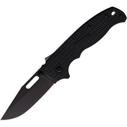 Demko AD 20.5 Shark Lock Folding Knife Premium D2 Tool Steel 3 Inch DLC Blade Black G10 For EDC Enthusiasts by Demko